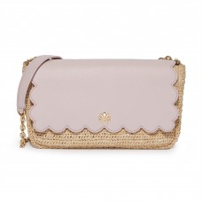 BLUSH NANETTE SCALLOP CONVERTIBLE SHOULDER BAG